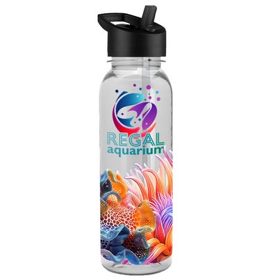 Garyline® Outdoorsman Tritan® Bottle with Flip-Straw Lid - 24 oz.