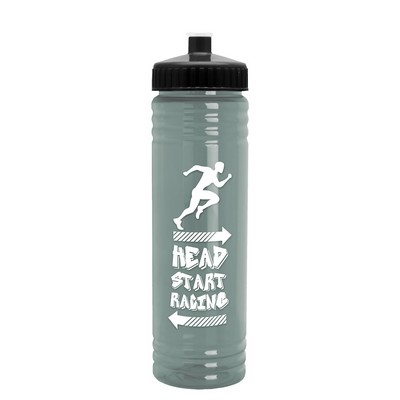 Garyline® Slim Fit RPET Bottle with Push-Pull Lid - 24 oz.