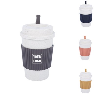 Portable Wheat Straw Coffee Cup